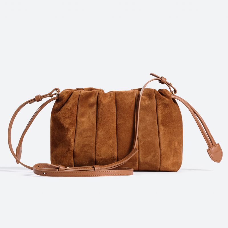Monna Gold Suede
